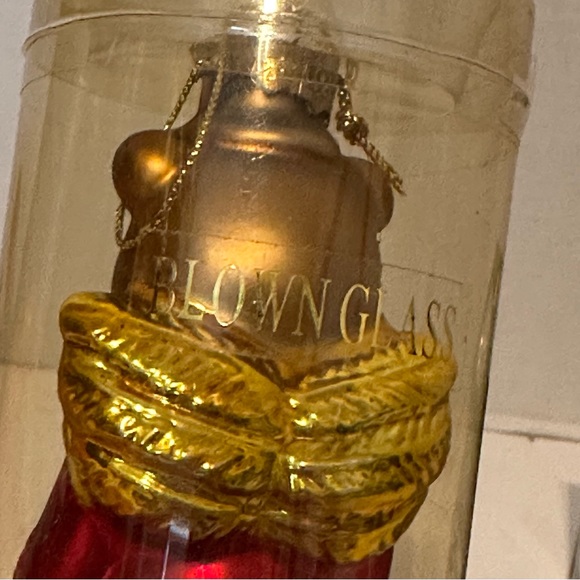 Christmas Ornament Lot Shiny Bright Santa Blown Glass - Picture 8 of 11